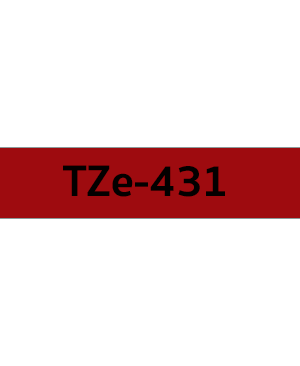 เทปพิมพ์ฉลาก Brother TZE-431 ชนิดเคลือบพลาสติก