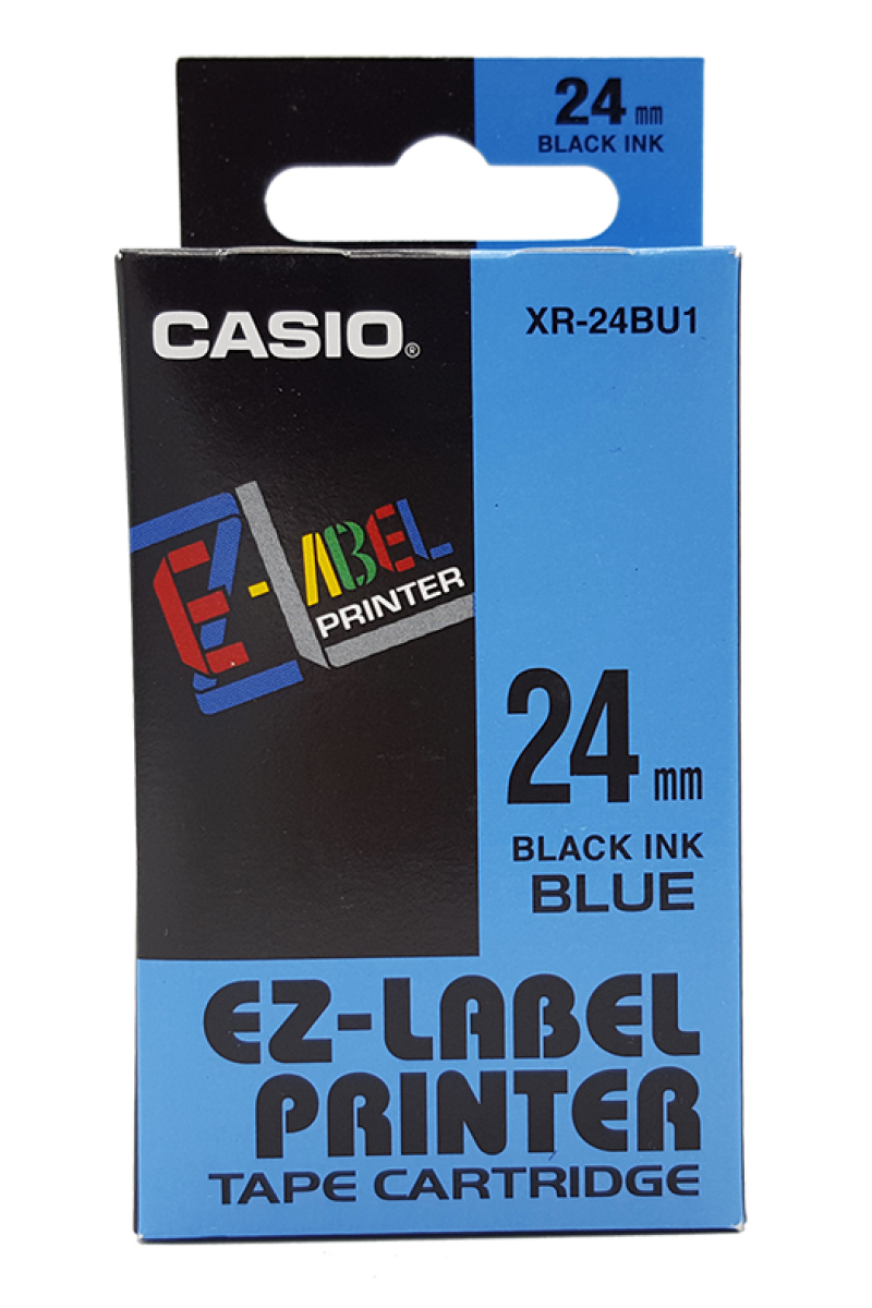 เทปพิมพ์ฉลาก Casio XR-24BU1