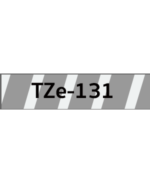 เทปพิมพ์ฉลาก Brother TZE-131 ชนิดเคลือบพลาสติก