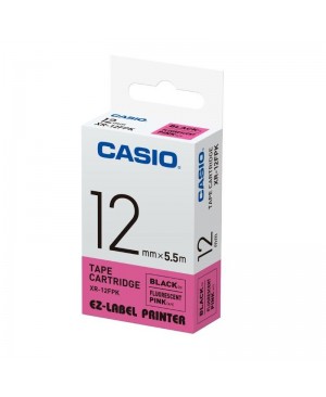 เทปพิมพ์ฉลาก Casio XR-12FPK